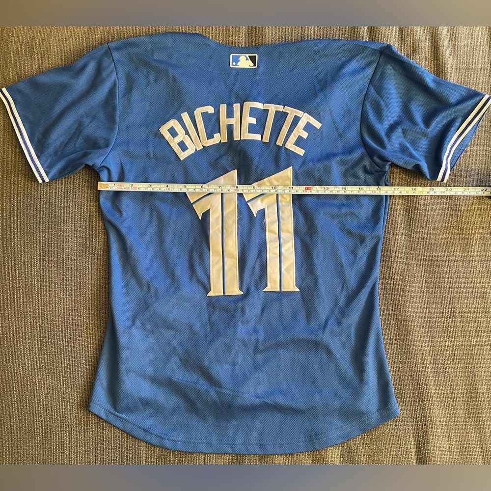 LIKE NEW - Youth Size Bichette Royal Blue Jays Jersey